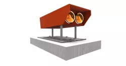 Precision Approach Path Indicator Lighting 3D model