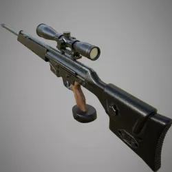 PSG1 Rifle 3D model