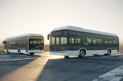 Public transport eco bus unbranded 3D model