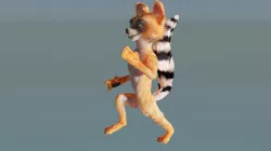 Raccoon - Rigged version - Cartoon style - low poly 3D model Low-poly  3D model