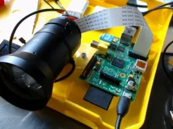 Raspberry Pi NoIR    5mm - 100mm Zoom lens mount