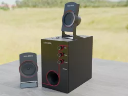realistic speaker 3D model