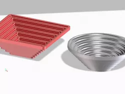 Rect and Round Bowl