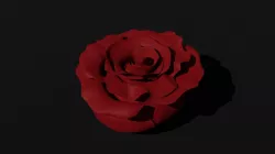 Red Rose 3D model