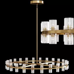 Restoration Hardware ARCACHON ROUND CHANDELIER 48 Brass 3D model