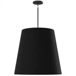 Restoration Hardware CICERO BARREL PENDANT 30 Black 3D model