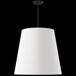 Restoration Hardware CICERO BARREL PENDANT 30 White 3D model