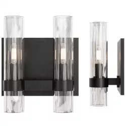 Restoration Hardware RAVELLE DOUBLE SCONCE Black 3D model