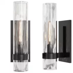 Restoration Hardware RAVELLE GRAND SCONCE Black 3D model