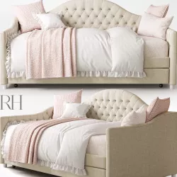 RH Resse Modern Bed 3D model
