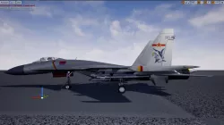 Rigged Animated Su-37 Terminator Flanker Low-poly  3D model
