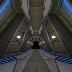 Sci Fi Corridor  3D model