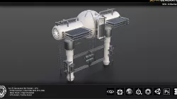 Sci-Fi Generator 3D model