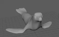 Sea Lion 3D Print 3D model