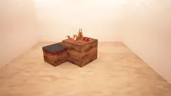 seat and display  Low-poly  3D model