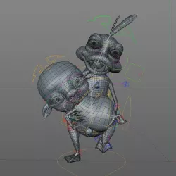 Sheep Rig and Dinosaur Rig 3D model