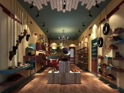 Shopping Mall - Shop - Shoe Store 06 3D model
