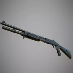 Shotgun M3 3D model