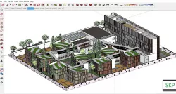 Sketchup kindergarten A10 3D model