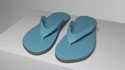 Slippers 3D model