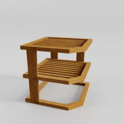 Small Corner Shelf for the Kitchen 3D model