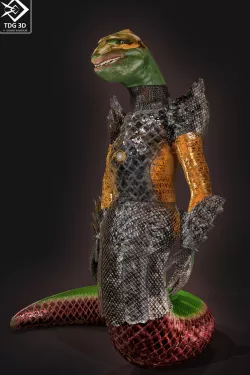 snake warrior 3D model