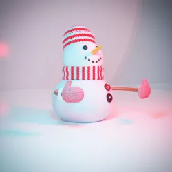 snowman 3D model