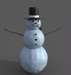 SnowMan 3D model