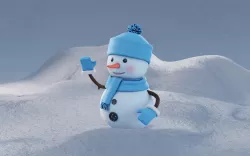 Snowman 3D model