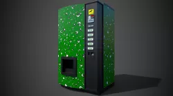 Soda Vending Machine PBR Game Ready  Low-poly  3D model