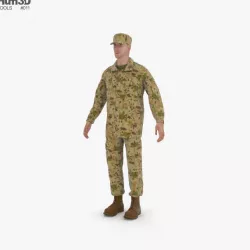 Soldier 3D model