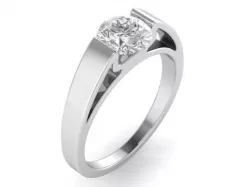 solitaire ring 3D model