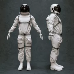 Space Suit 3D model