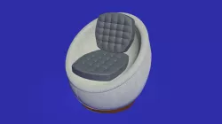 Spherical modern chair 3D model