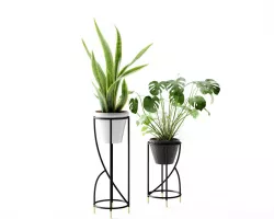 Standing Plant Pot Design 3D model