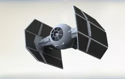 STAR WARS - Imperial TIE fighter VADER Low-poly  3D model