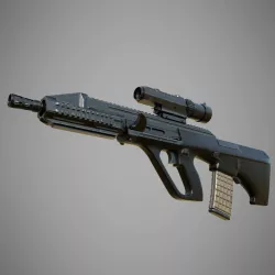 Steyr AUG A3 3D model