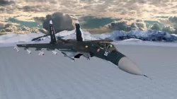 Su 27 Fighter jet 3D model