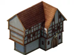 Tang Horse Racing Area - House 02 3D model