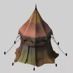 Tang Horse Racing Area - Tent 01 3D model
