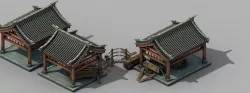 Tang War Corps - Crossbow Square Department 01 3D model
