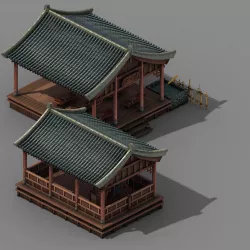 Tang War Corps - Private supplementary school 01 3D model