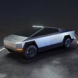 Tesla Cybertruck Low-poly  3D model