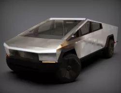 Tesla Cybertuck  Low-poly  3D model