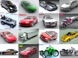 The Finest Cars Pack Collection 3D model 1 3D model