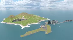 The Island City 3D model