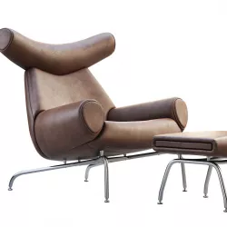 The Ox Chair and Ottoman 3D model