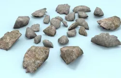 The Rocks Low-poly  3D model