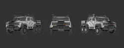 Transport vehicle 3D model