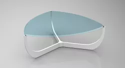 Triangulare coffe table 3D model